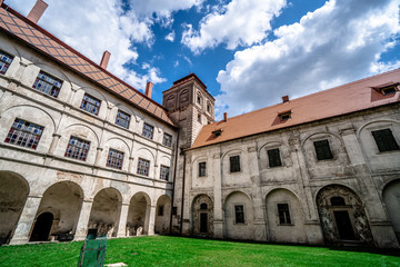 Fototapeta na wymiar Niemodlin Castle from the 13th century. Upper Silesia, Poland