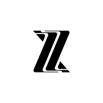 lines that make up the letter z logo design template vector