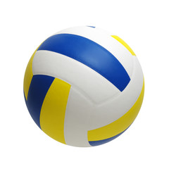 Volleyball ball on white