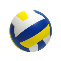 Volleyball ball on white