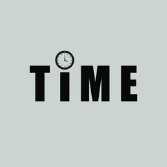 Vector clock with simple but unique design. Good for icon, logo and wallpers. Flat style for remind to wake up.