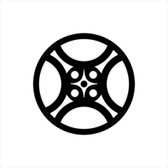 Film Reel Icon, Cinema Movie Reel Icon