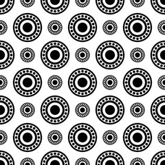 Bearing Icon, Ball Bearing Icon Seamless Pattern