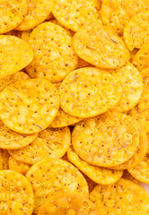 Indian Street Snack Food Masala Khari Papdi Background