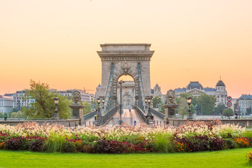Obraz premium Budapest skyline in Hungary