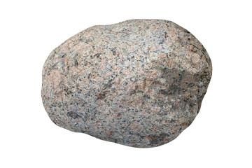 natural stone isolated on white background