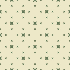 Obraz na płótnie Canvas Green vector minimalist geometric seamless pattern with small square shapes