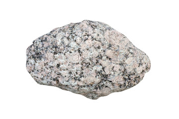 natural stone isolated on white background