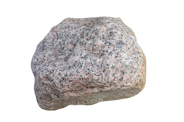 natural stone isolated on white background