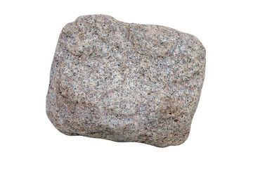 natural stone isolated on white background