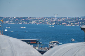 Fototapeta na wymiar Istanbul city view from Turkey