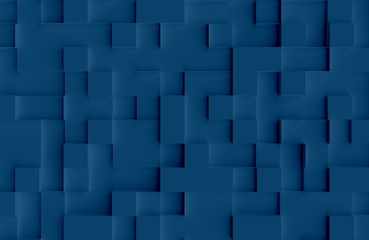 Abstract geometric texture of randomly extruded cube	