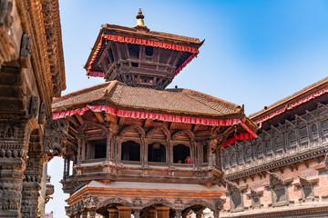 Fototapeta na wymiar The Bhaktapur Durbar Square In Nepal