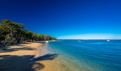 Sunny day on Coochiemudlo Island, Brisbane, Queensland, Australia