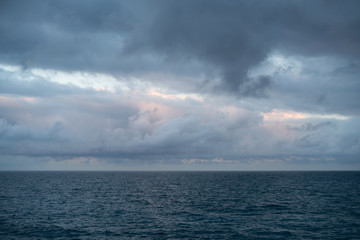 Clouds over the Mediterranean Sea - Ligurian Sea, Liguria, Italy