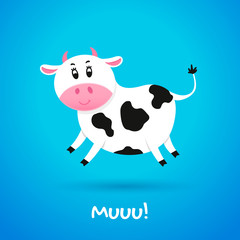 Cartoon character little cow