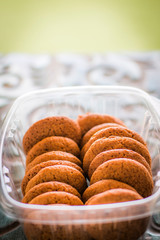 Galletas horneadas de miel a la típica receta de Portugal
