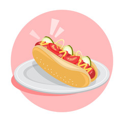 Hot dog food