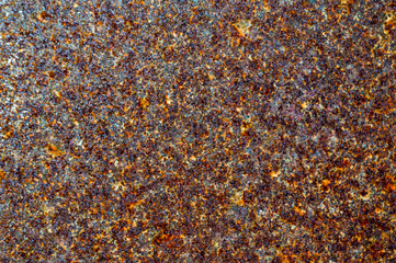 corroded oxidized rusty aged metal