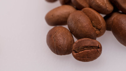 macro photo of some coffee beans