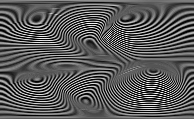 Elegant Stripe Waves Halftone pattern abstract background