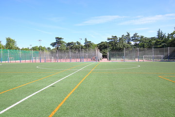 Soccer field sports facility Madrid Spain - 282243532