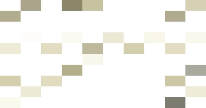 Abstract pixel pattern background composition with glitch and horizontal lines. Mosaic pixelelated stripes in multi colors. Pastel background animation with pixel blocks moving in space.  Vintage loop
