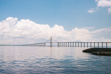 Rio Negro Bridge in Manaus, Amazonas - Brazil