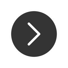 Next vector icon in modern style for web site and mobile app