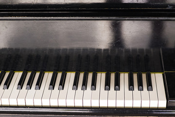 Fototapeta na wymiar piano with keys