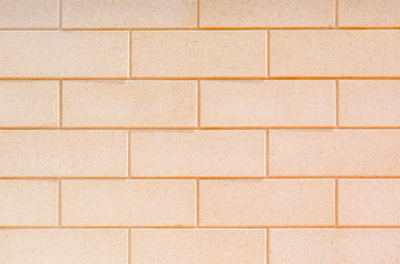 Fototapeta premium Muro di mattoni gialli