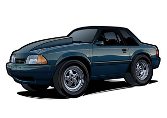 Obraz premium Collective Car Toon Artwork