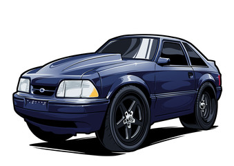 Naklejka premium Collective Car Toon Artwork