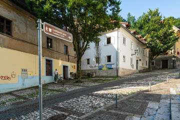 the ascent to the Ljubljana castle