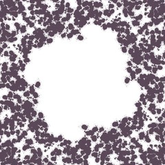 brown red hand drawn splatter spots frame border pattern with squared inner area    