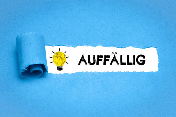 Auffällig 