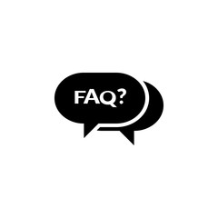 Faq, Frequently Asked Question Icon vector