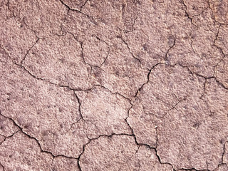 The ground has cracks in the top view for the background