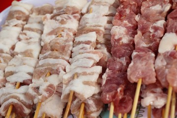 Roasted pork is delicious at street food