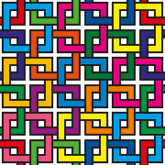 Interlaced Squares Seamless Background