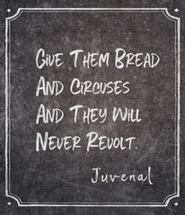 bread and circuses Juvenal