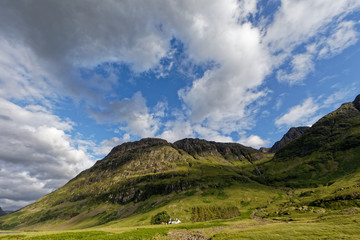Obraz na płótnie Canvas Glencoe Valley, The Highlands, Scotland, United Kingdom