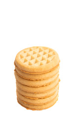 round cookies isolated