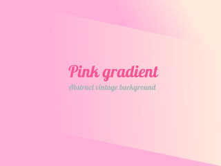 The vintage sweet pink gradient color abstract background.