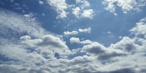 blue sky with clouds