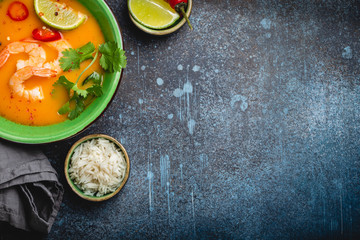 Thai soup tom yum