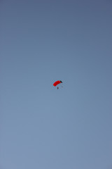 Parachuting at Playa del Ingles