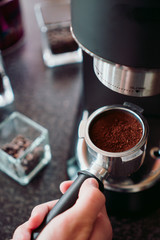 Kolbenkaffeemaschine