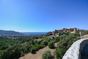 Fototapeta na wymiar Pigna, Corsica