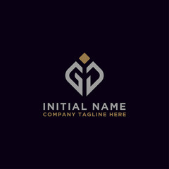 Inspiring company logo design from the initial letters of the GC logo icon. -Vectors